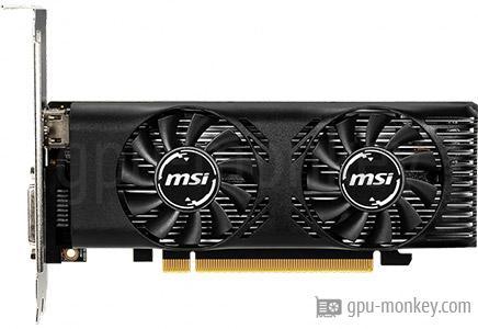 MSI GeForce GTX 1650 4GT LP OC vs MSI GeForce GTX 1050 Ti 4GT LP